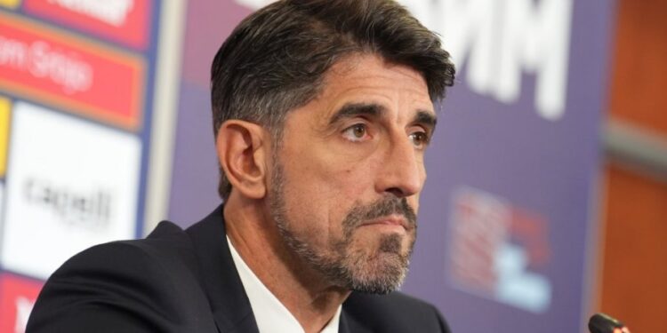 Veljko Paunović, selektor Srbije, obraća se javnosti pred meč sa Grčkom