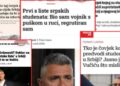 Zagreb podržava Srdanovića: Hrvatski mediji uz blokadere od početka