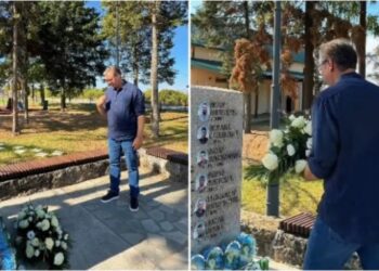 Vučić odaje počast u Malom Orašju i Duboni položenim vencima