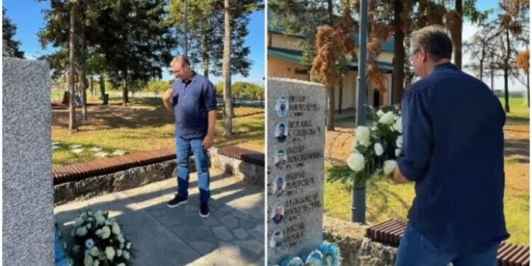 Vučić odaje počast u Malom Orašju i Duboni položenim vencima