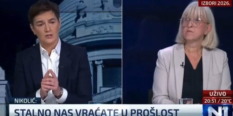 Arogancija blokaderke Nikolić i optužbe prema Brnabićevoj