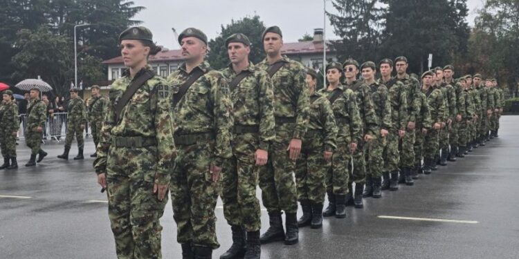 Polaganje zakletve na vojnoj akademiji uz prisustvo ministra Gašića