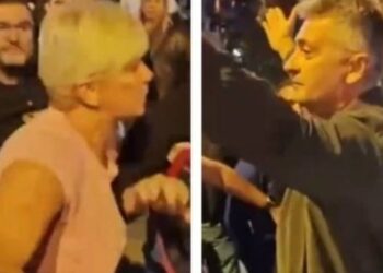Srdanović izazvao haos u Novom Sadu, blokaderi započeli tuču