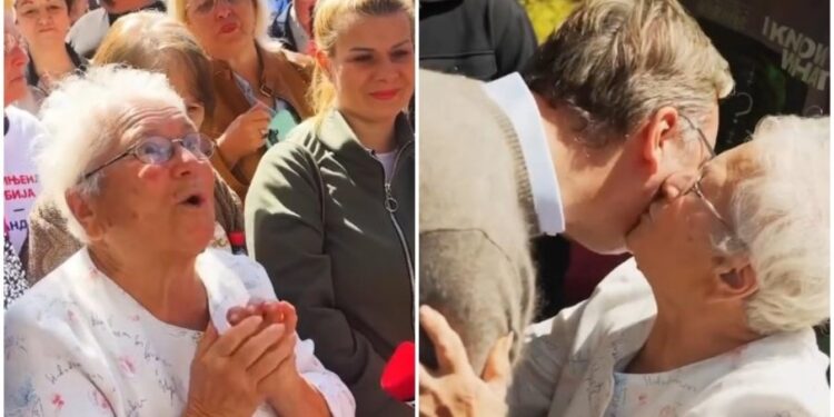 Porodica kao svetinja: Starija gospođa u emotivnom obraćanju Vučiću