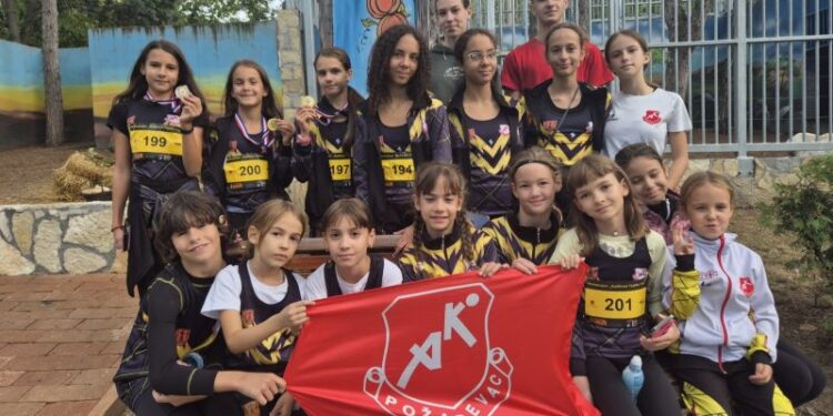 Mlađi atletičari iz Požarevca osvojili osam medalja u Jagodini
