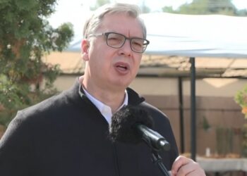 Šoškić odgovoran za propast dinara i Narodne banke, tvrdi Vučić u Petrovaradinu