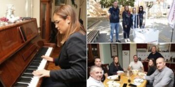 Sara Pavkov na klaviru obradovala domaćine u Kikindi dok se ručak pripremao