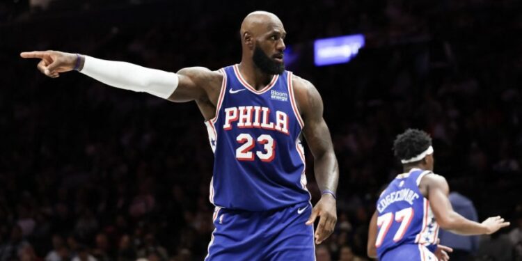 Lebron Džejms debitovao za tim iz Pensilvanije u Filadelfiji