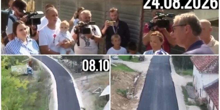 Novi put u Vranovini kao rezultat ispunjenog obećanja Vučića