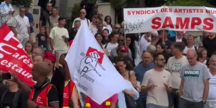 Protesti u Monaku: Više od hiljadu radnika na ulicama