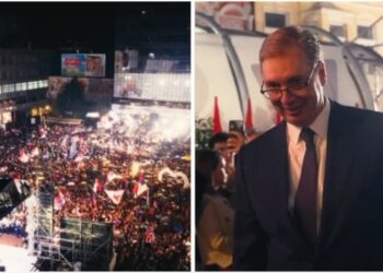 Atmosfera sa skupa „Aleksandar Vučić – Ujedinjena Srbija“ u Nišu