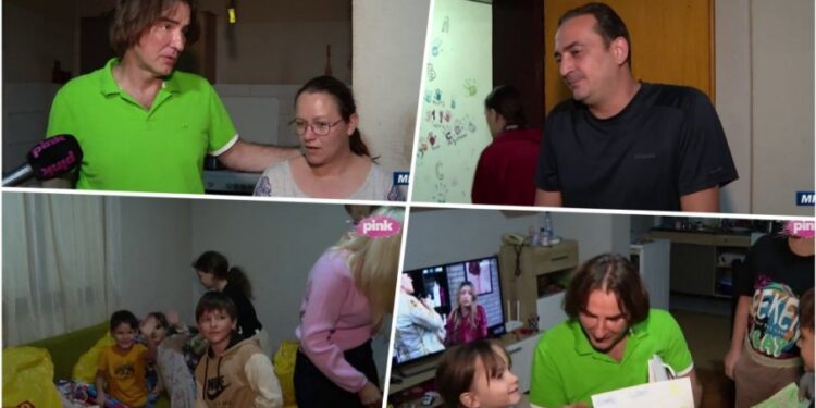 Željko Mitrović pomogao devetočlanoj porodici iz Mramora