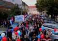Podrška SNS-u kroz šetnju održana u Požarevcu danas